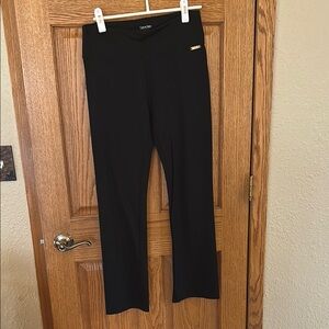 NWOT Calvin Klein M Black Women's Yoga Pants